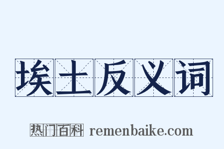 埃土反义词是什么意思的图片